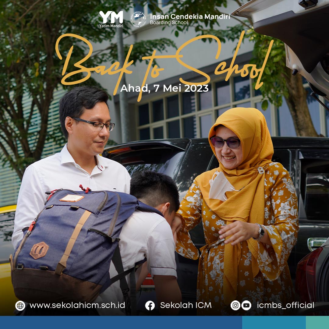 Siswa Insan Cendekia Mandiri Boarding School Kembali ke Sekolah Setelah Liburan Panjang